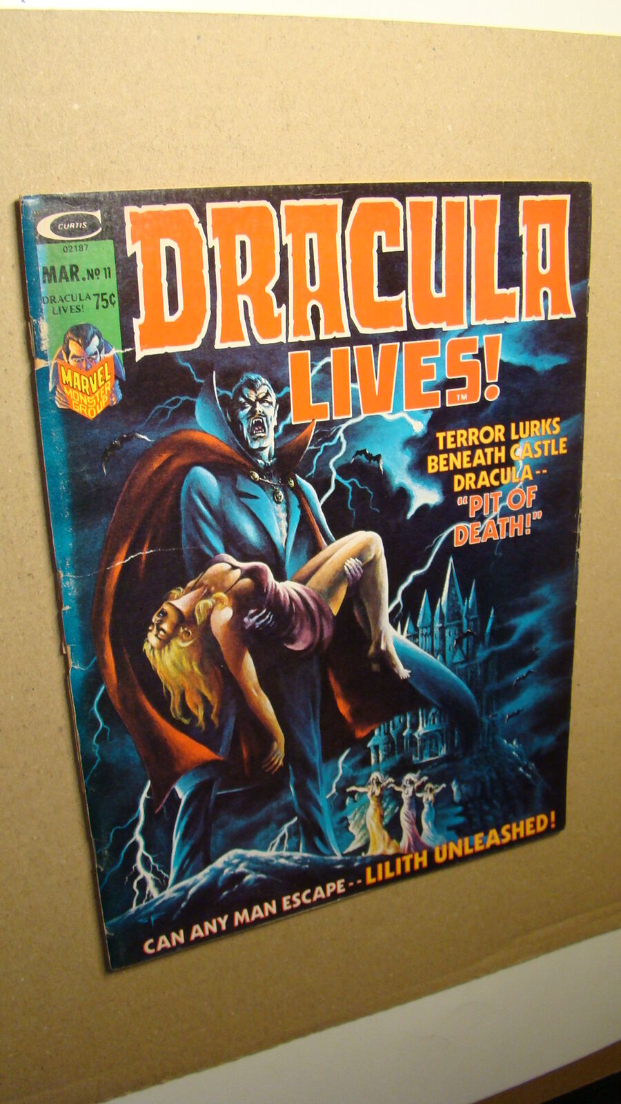 DRACULA LIVES 11 FABIAN COVER ART 2ND SOLO LILITH THE PIT OF DEATH