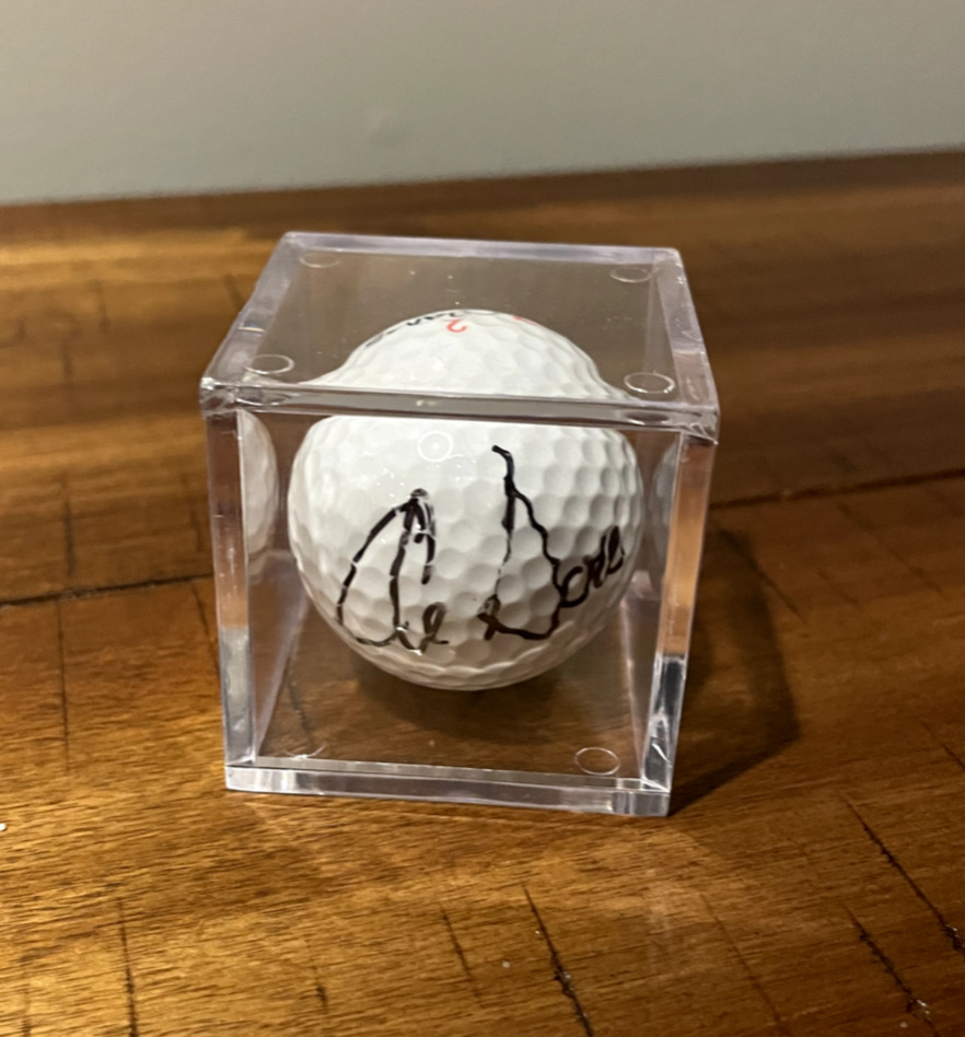2016 Decision AL GORE Portrait CP29 and Autographed Golf Ball PSA DNA Certified