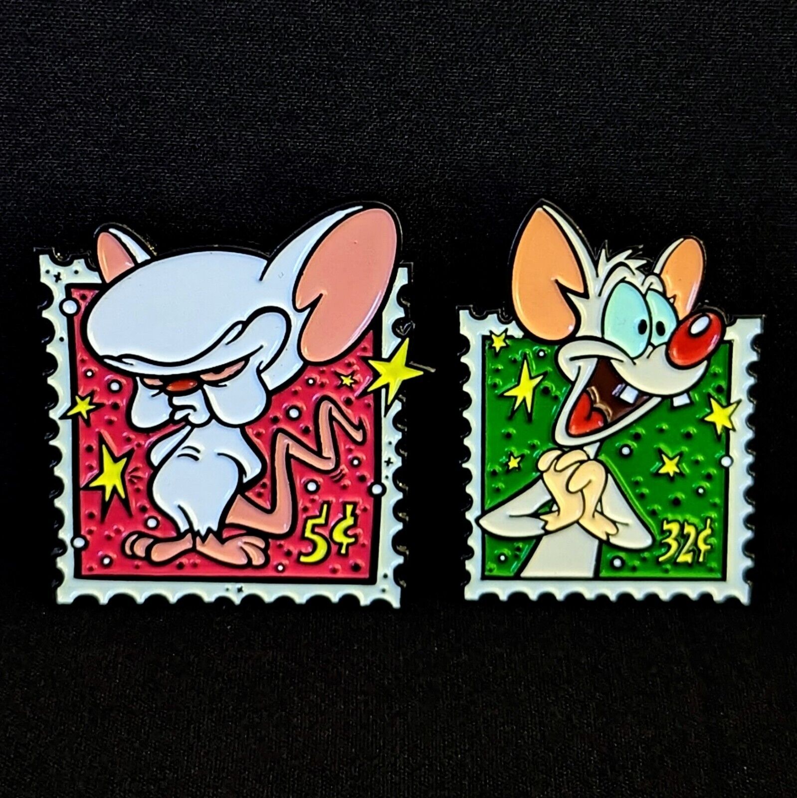 Pinky And The Brain Bam Box Pin Set Of 2 