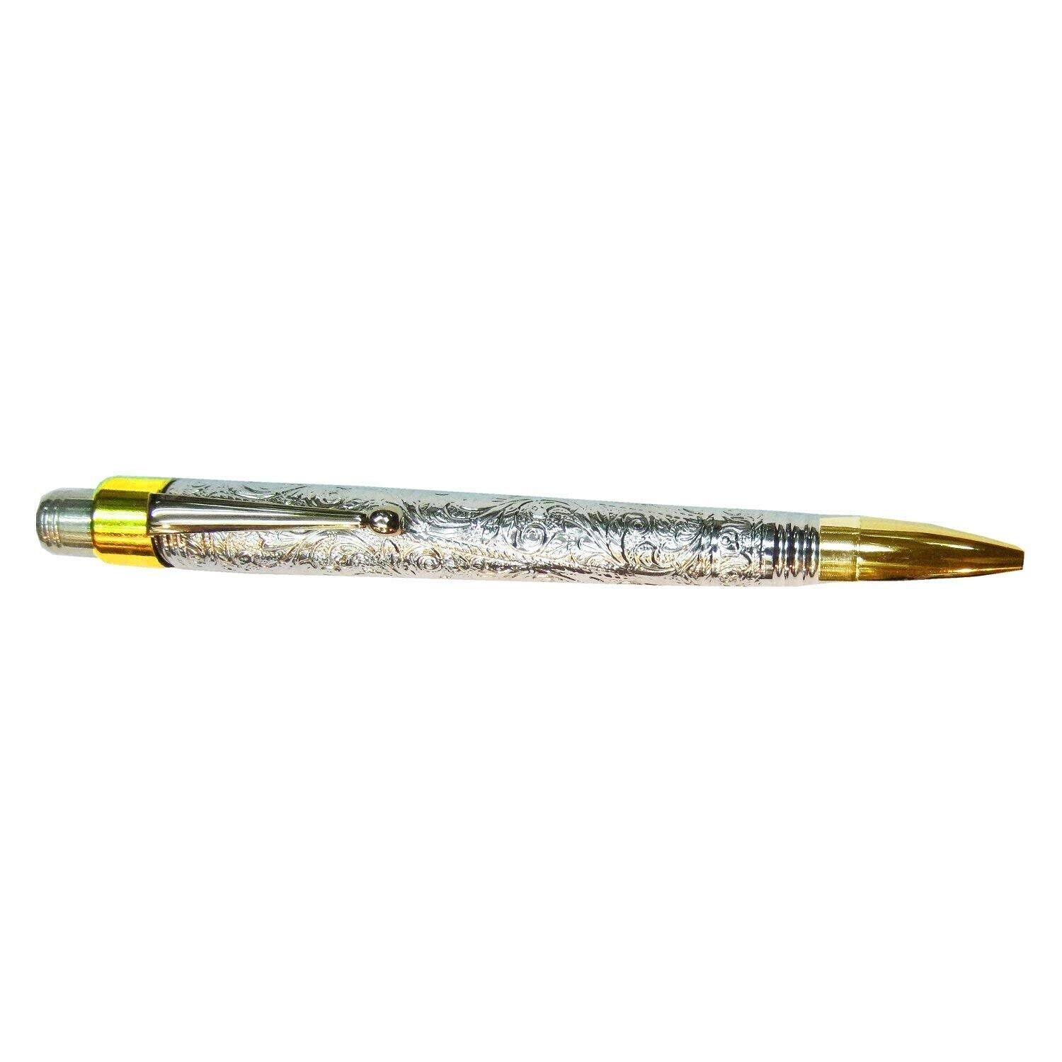 Silver 925 pen with Gold plated Tone Royal presence