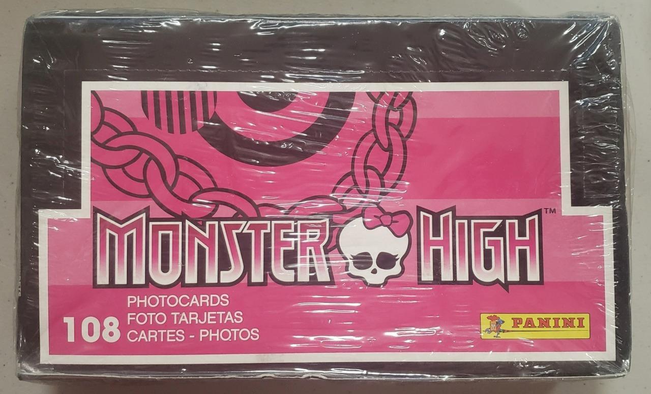 Monster High 108 Photocards Sealed Box 24 Packs 2012
