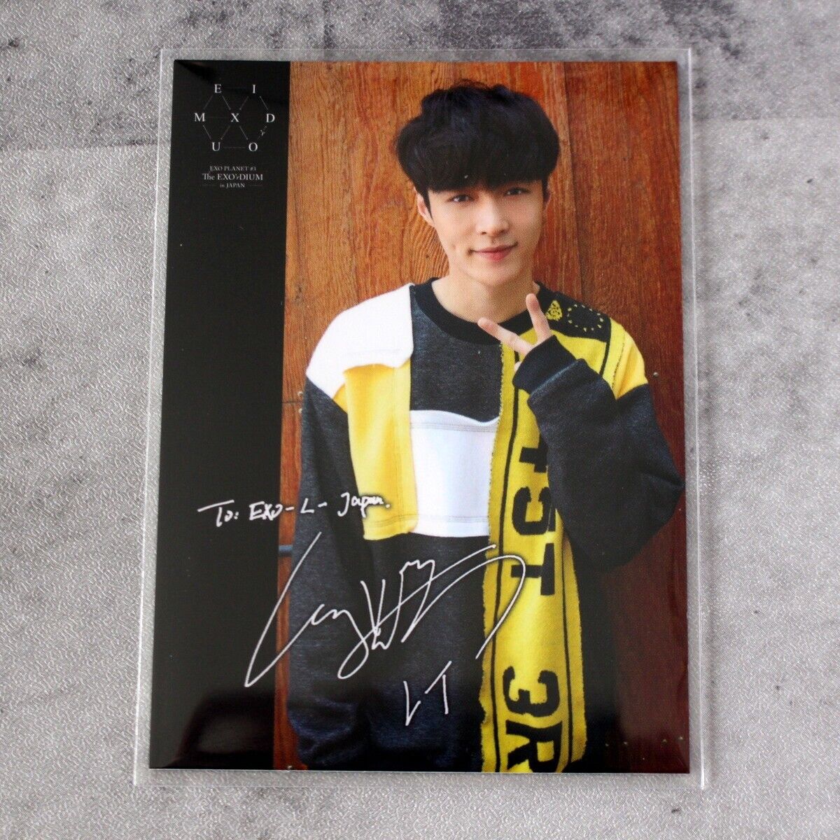 EXO Photocard EXO PLANET #3 The EXO'rDIUM in JAPAN Fan Club Limited LAY