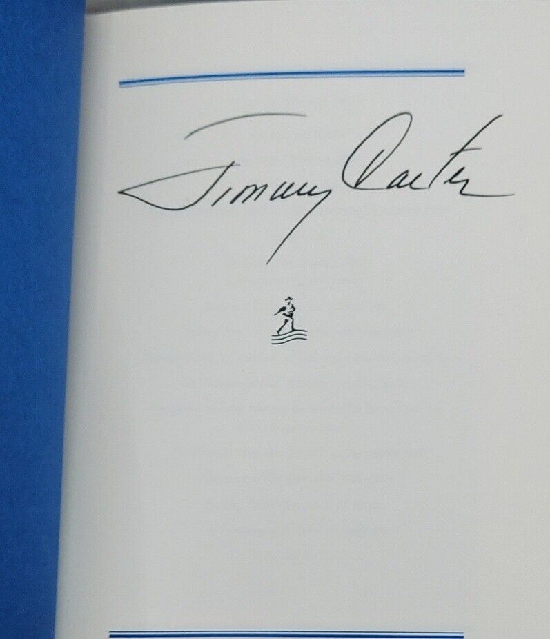 Jimmy Carter Signed The Nobel Peace Prize Lecture Full Signature 1st Edition