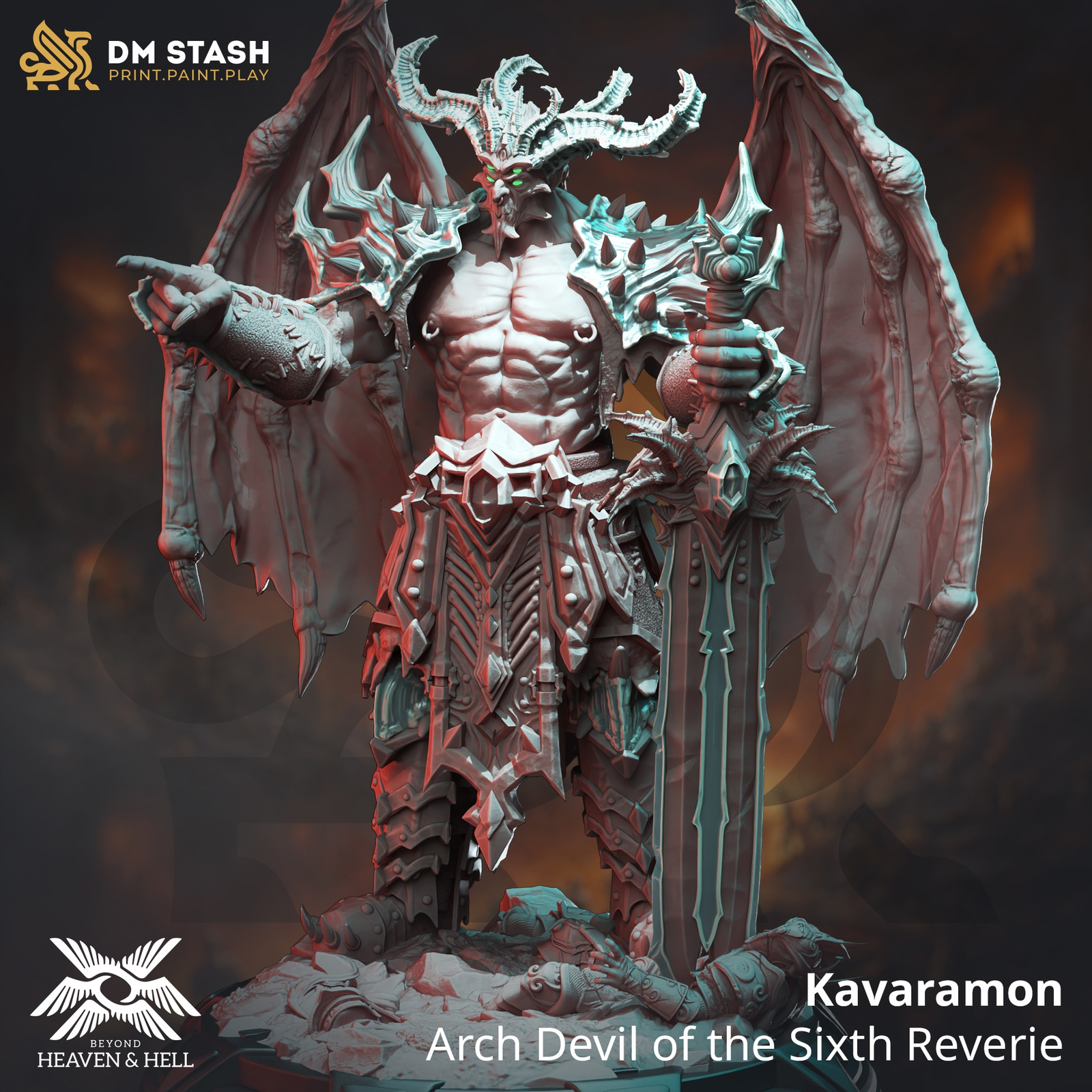 Kavaramon - Arch Devil of the Sixth Reverie | DM Stash | DnD | Fantasy Miniature