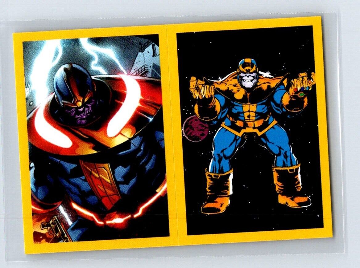 THANOS 2021 Marvel Versus Panini Sticker #46b #46a *Qty*