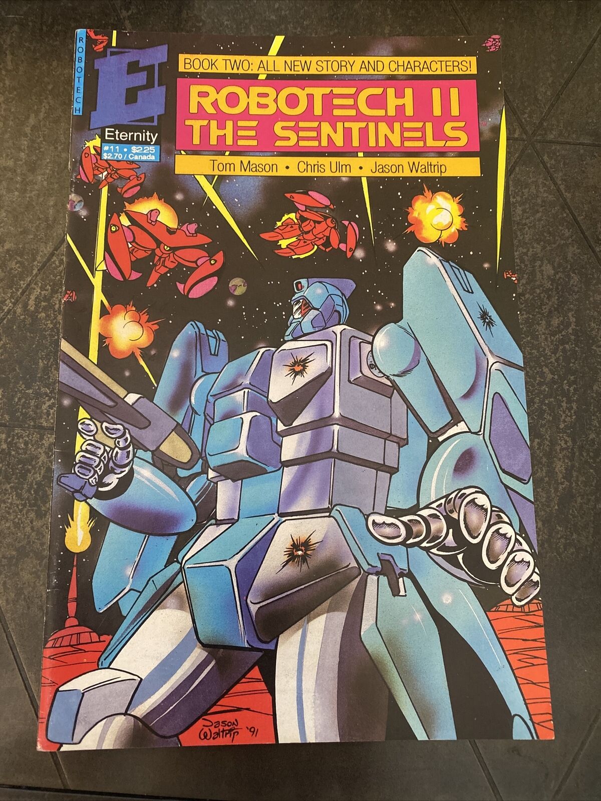 Robotech 2 The Sentinels Book 2 #11 1990 1991 Eternity Comic Book 1st Evil Ernie