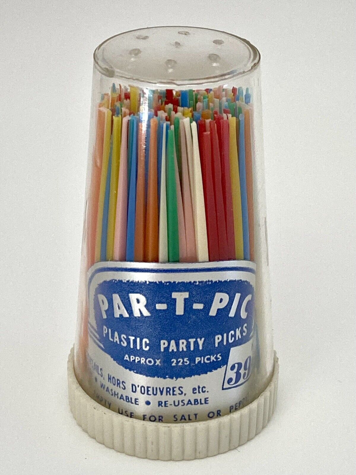 Par-T-Pic Vintage Plastic Toothpicks Cocktail Skewers Hors d’Oeuvres