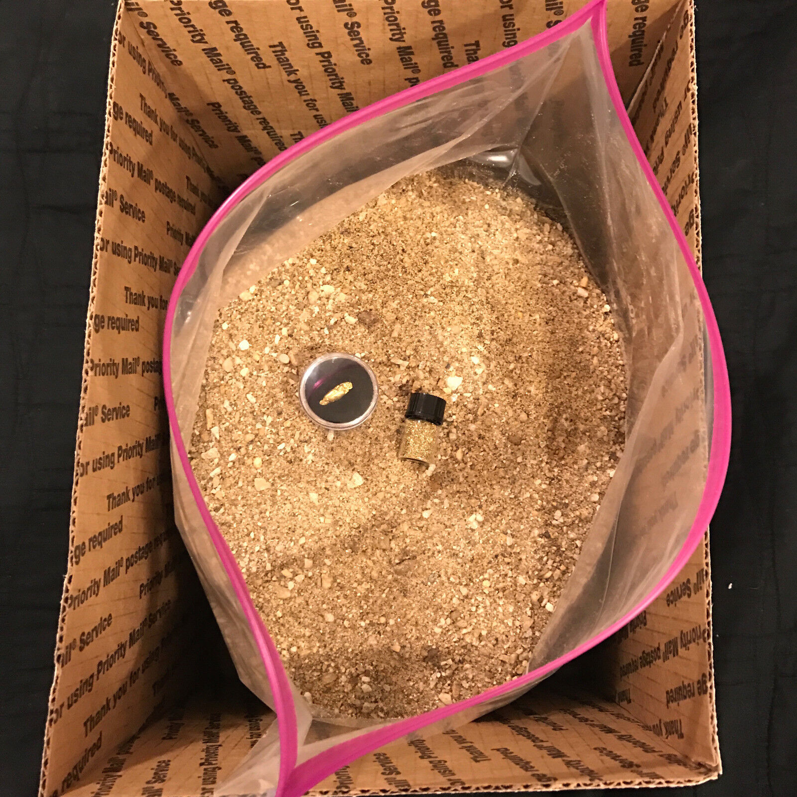Rich Gold Nugget Pay Dirt Approximately 20-30lbs OF UNSEARCHED PAYDIRT