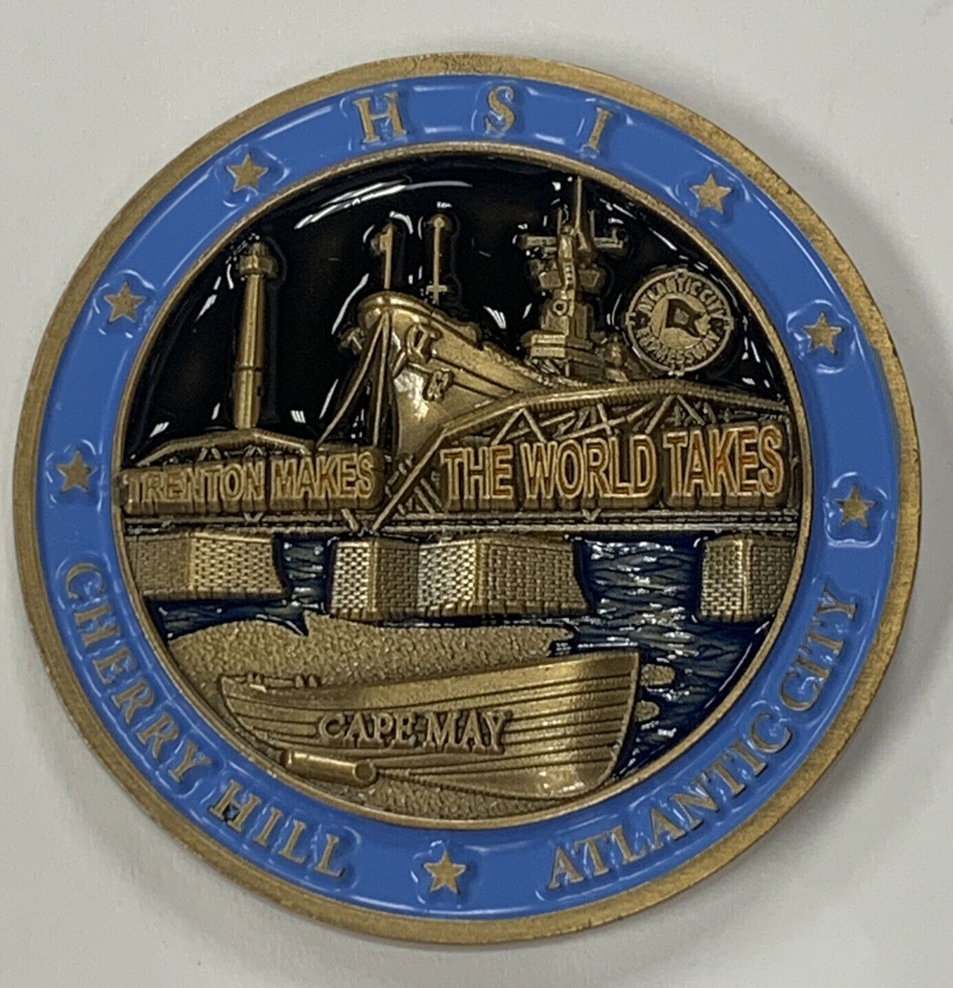 HSI Trenton Resident Agent In Charge Challenge Coin - Cape May - Atlantic City