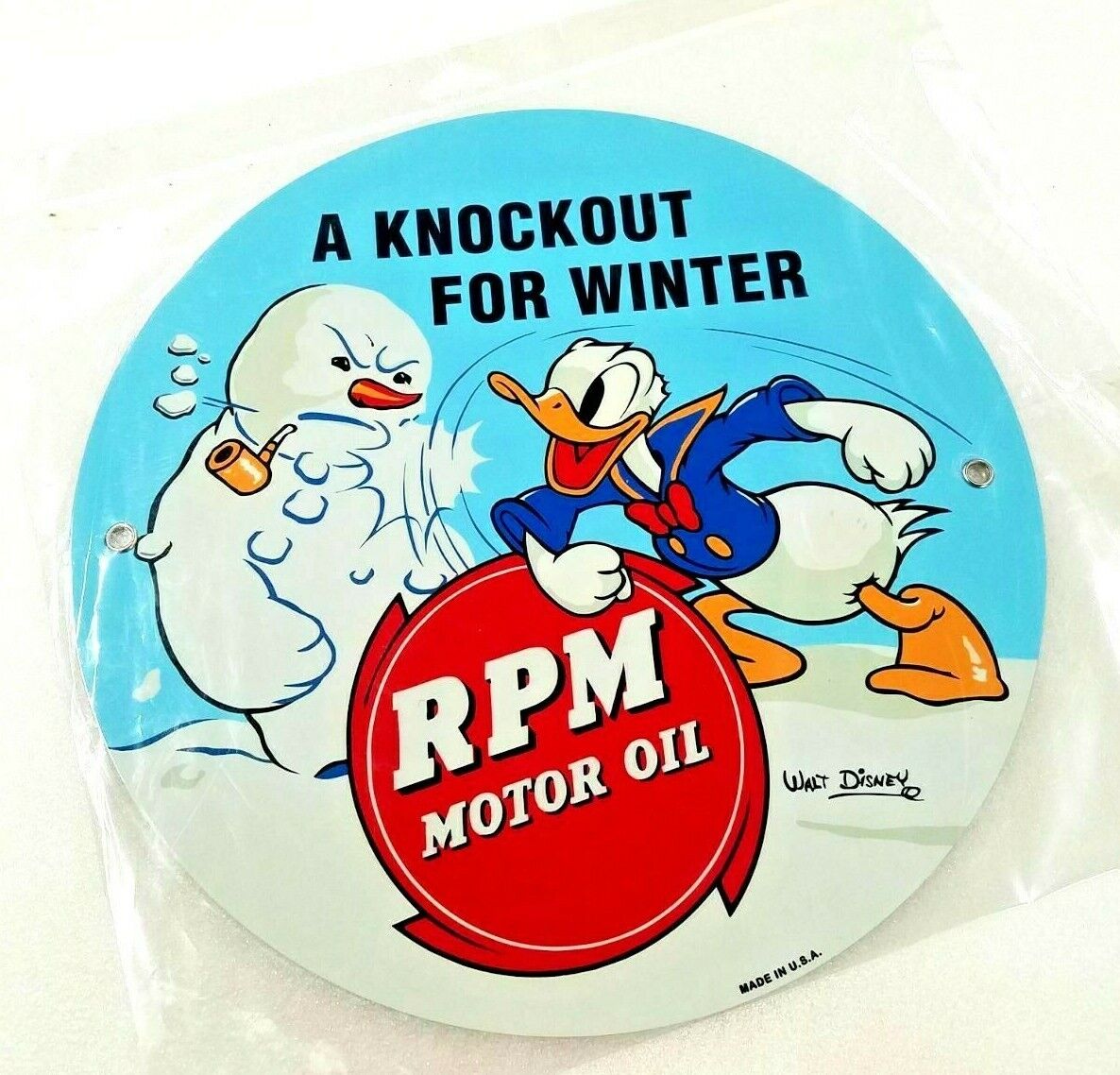 Donald Duck RPM snow Motor Oil 12\