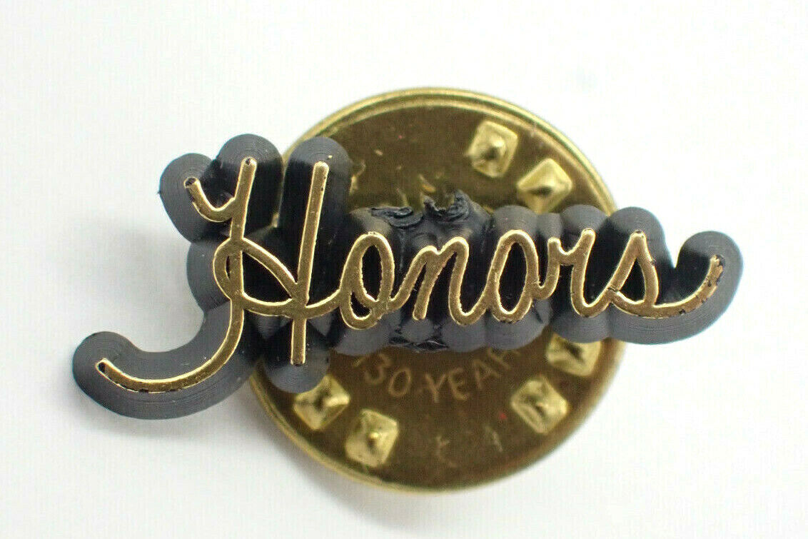 Honors Honor Roll Vintage Lapel Pin