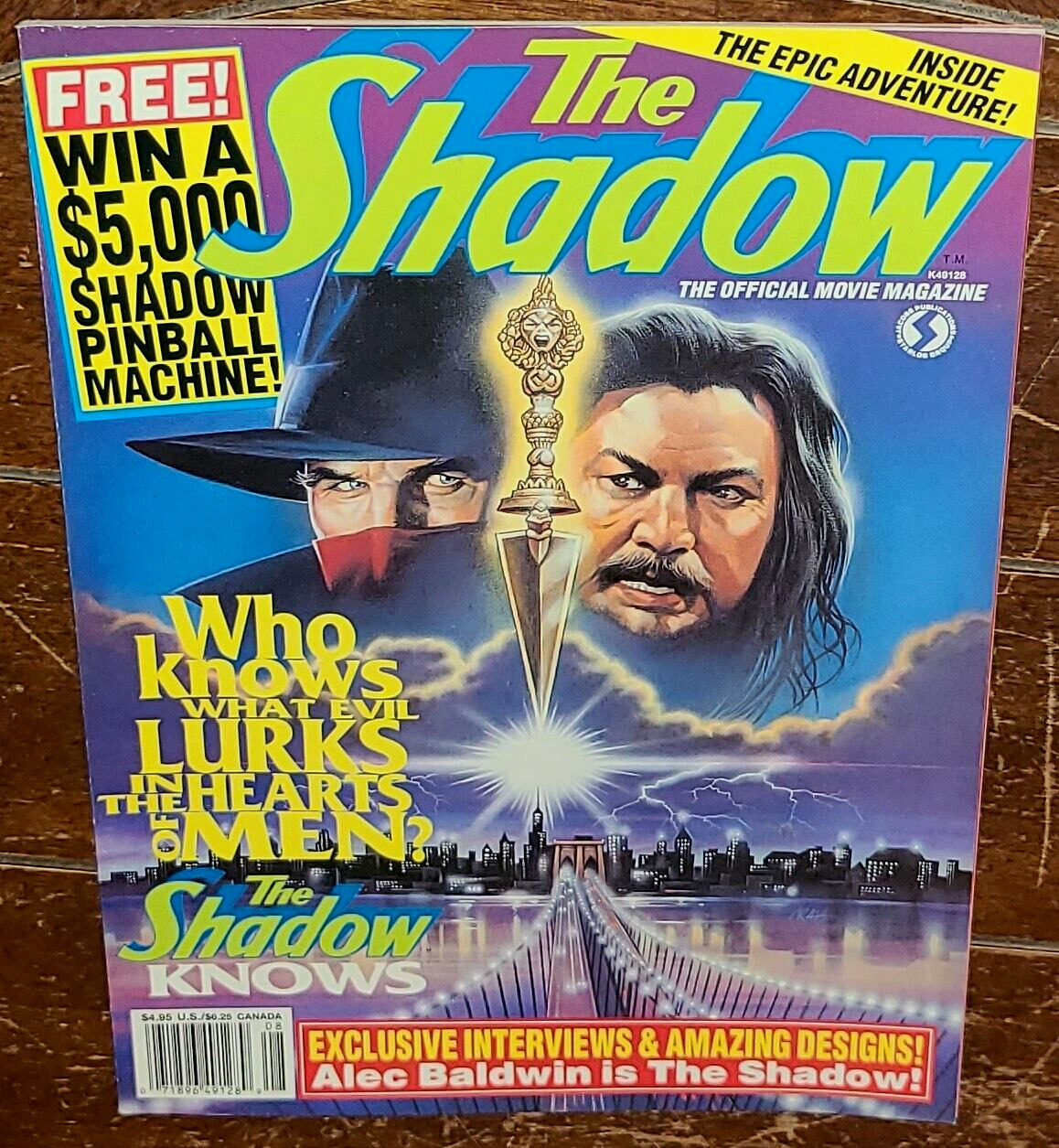 The Shadow Official Movie Magazine (1994, Starlog Communications): 