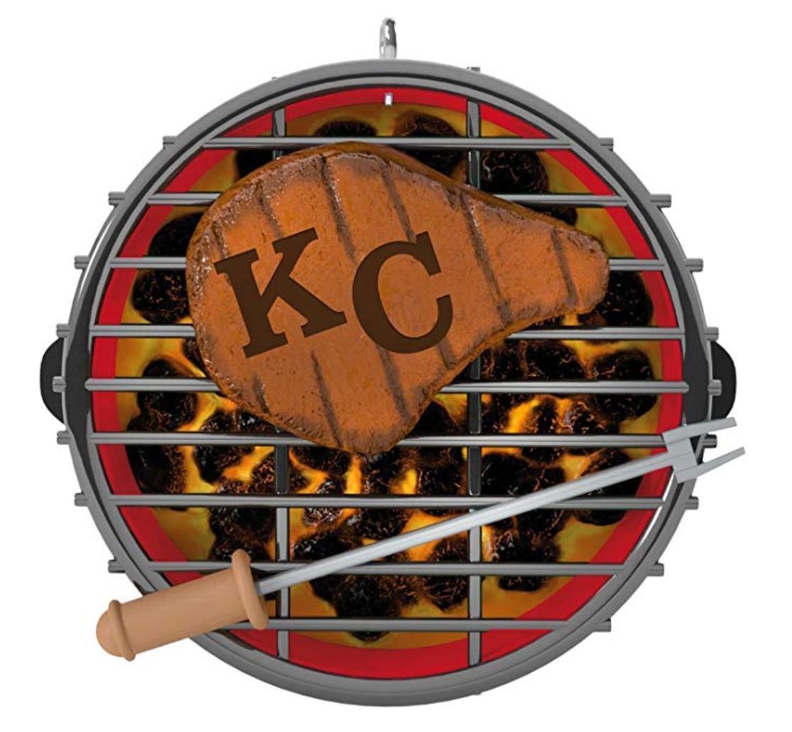 Hallmark: Grillin' KC - Steak on Grill - Keepsake Ornament - 2018