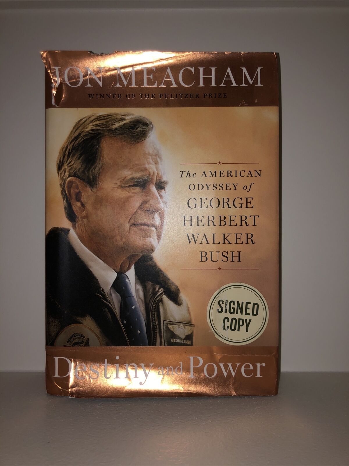 signed book president George Herbert Walker Bush   The American Odyssey Of: