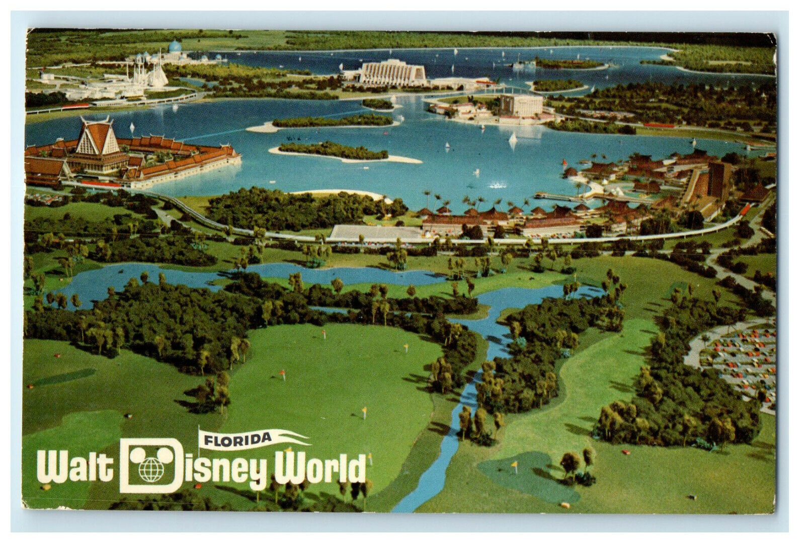 1971 A Complete Destination Resort Winter Park Florida FL Posted Postcard