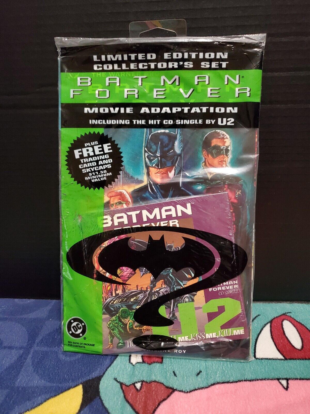 Batman Forever Movie Adaptation Promo Pack - Includes Comic Trading Card and CD
