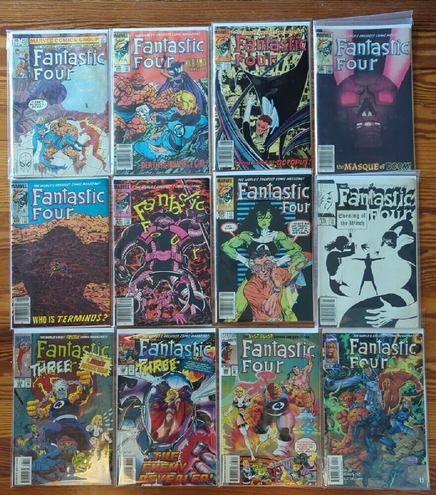 MARVEL'S GREATEST COMICS Lot of 12 Fantastic Four 80's