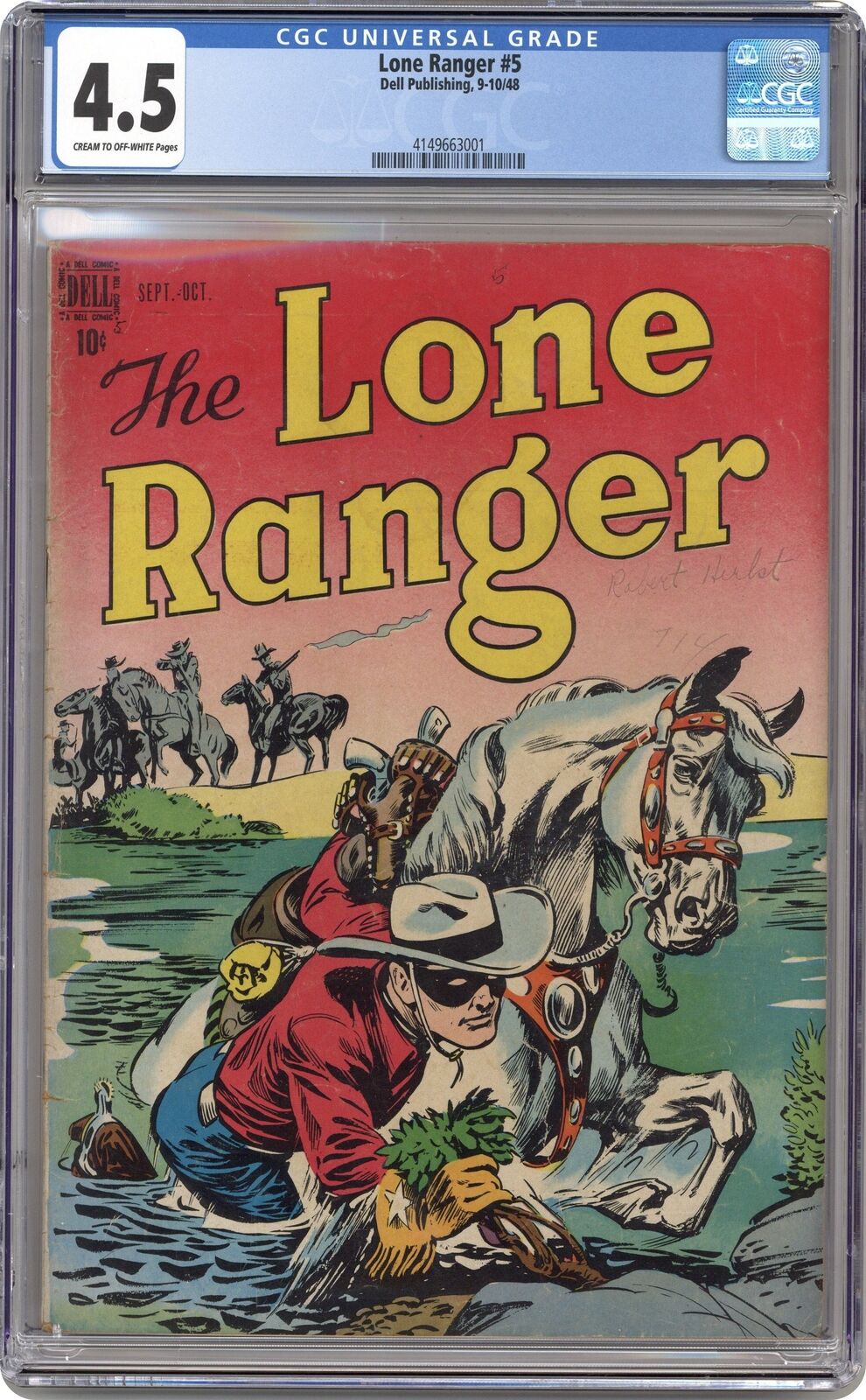 Lone Ranger #5 CGC 4.5 1948 4149663001