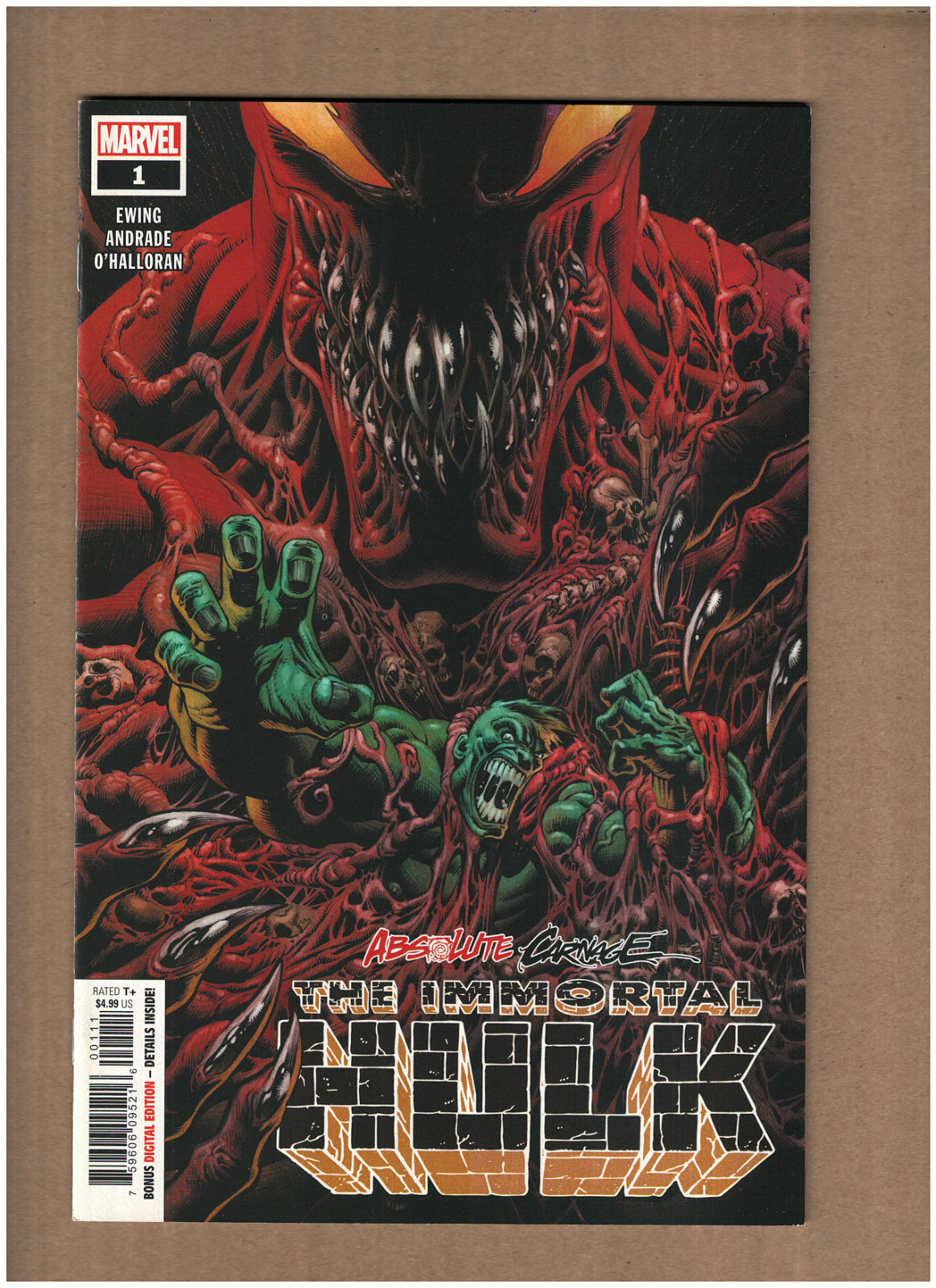 Absolute Carnage: Immortal Hulk #1 Marvel Comics 2019 NM- 9.2