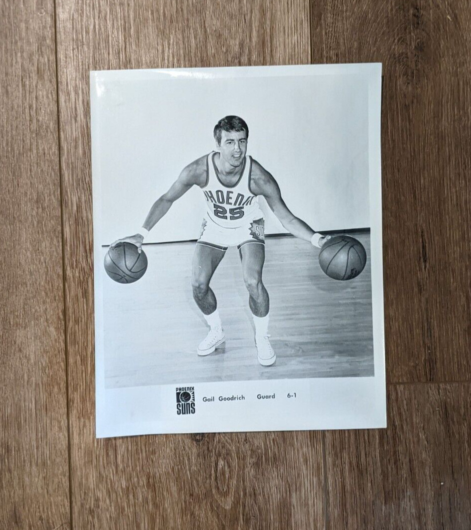 Gail Goodrich Phoenix Suns 1969-1970 Press Photo Lakers Hall of Fame NBA PHX