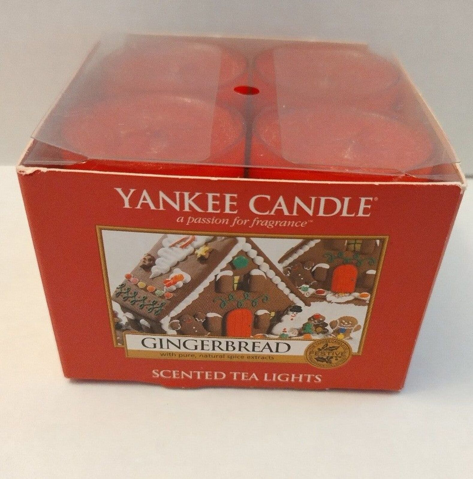 Yankee Candle Original Gingerbread NOS Tea Light Set of 12