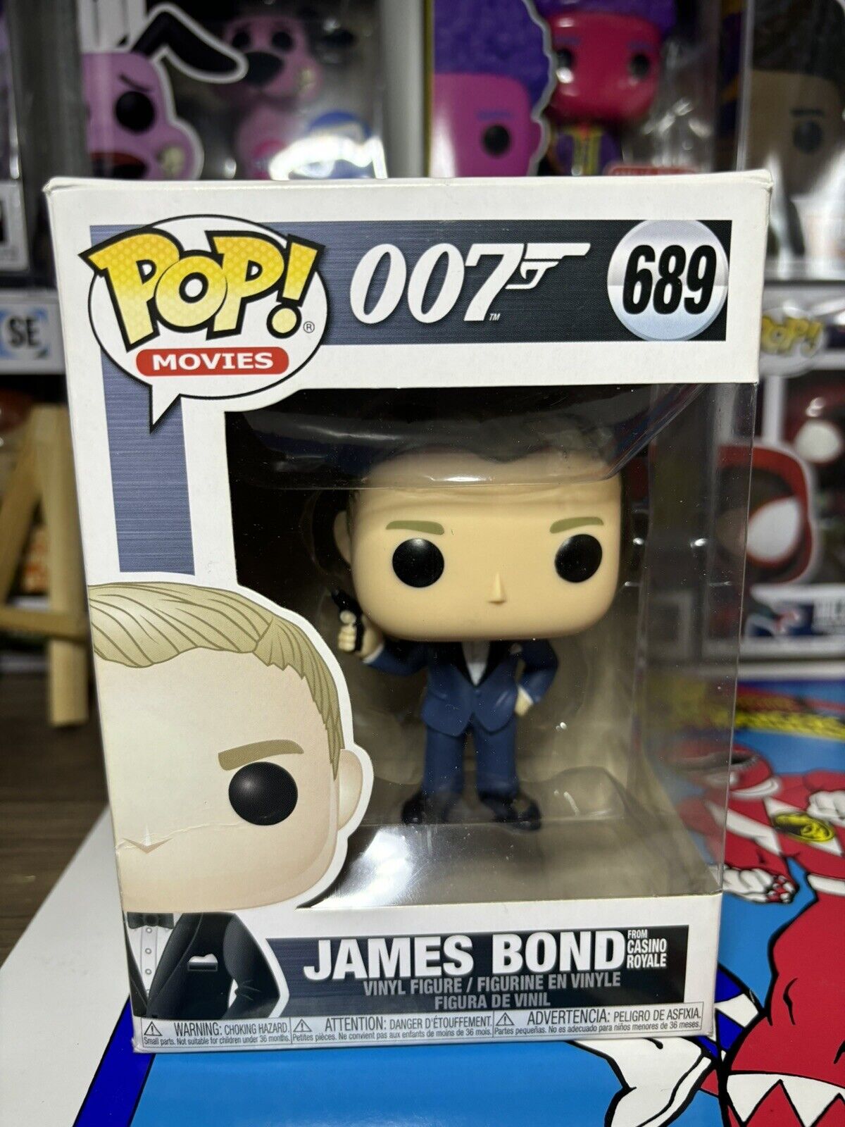 Funko Pop James Bond (Casino Royale) #689 James Bond 007, Movies - 2019 Damage