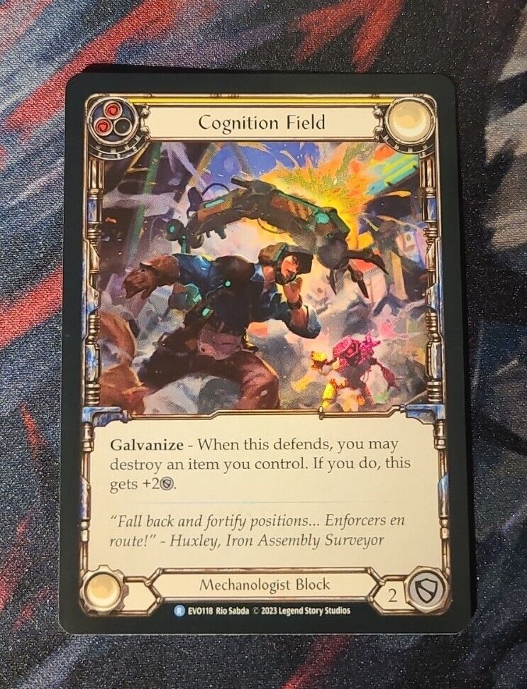 Cognition Field | EVO118 | Bright Lights | Flesh And Blood | 🌈 Foil | FaB