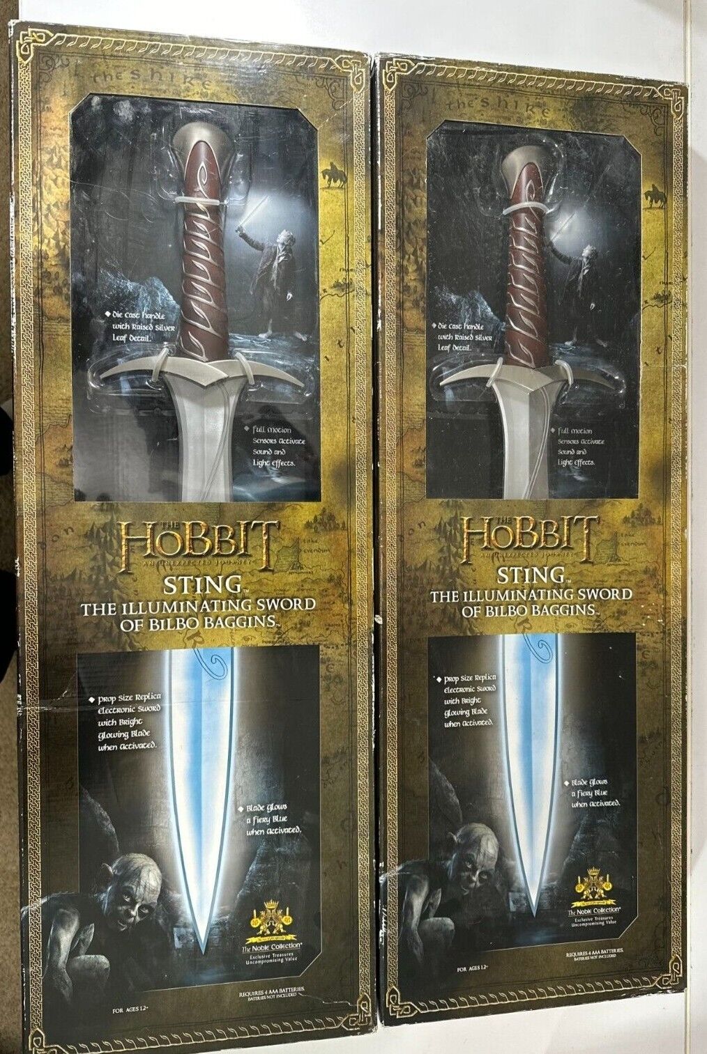 Bilbo Baggins The Hobbit Sting Light Up Sword - The Noble Collection