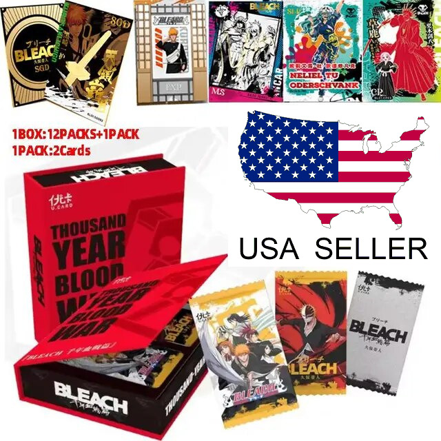 US SHIP Bleach Premium Trading Card Booster Box Anime Doujin TCG CCG Red Box
