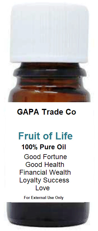 Fruit of Life oil 5mL - Good Fortune Health Wealth Success (Sealed)