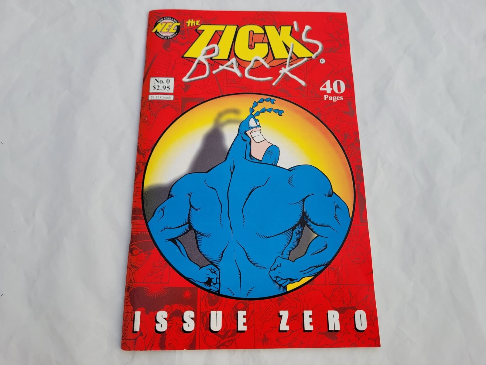 The Tick The Ticks Back 40 Page Issue Zero Comic Book Number 0