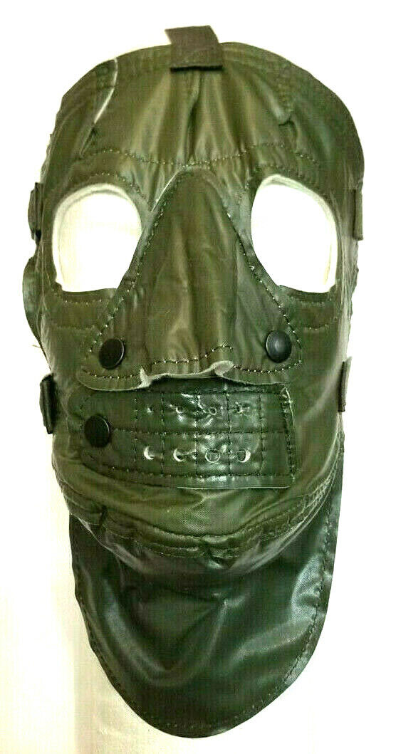 Vintage Navy Facemask Extreme Cold Weather USN Olive Green 207 NOS Riddler Mask