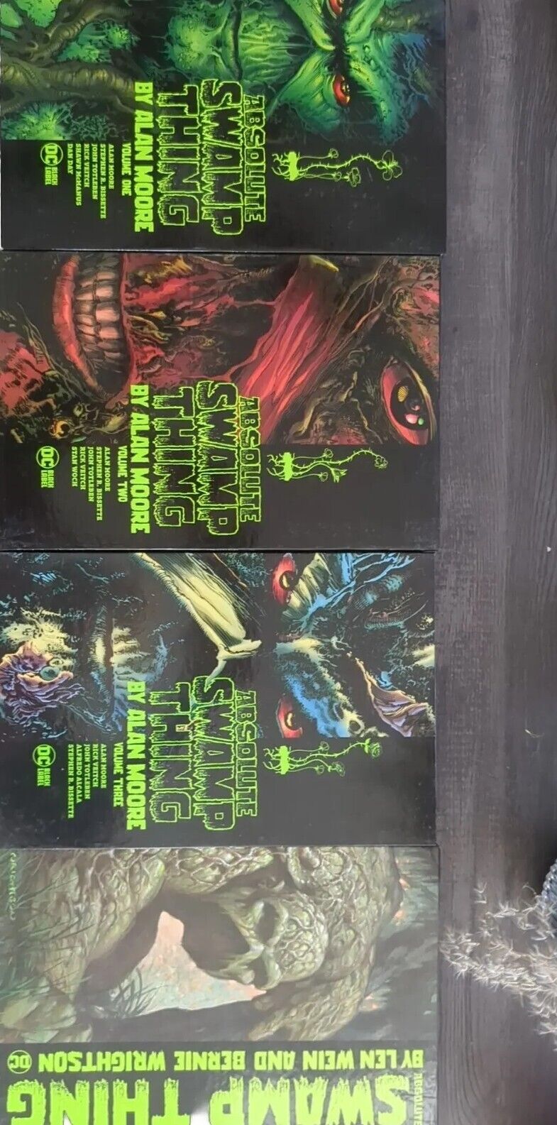 Absolute Swamp Thing Collection 4 Volumes Wein, Moore, and Wrightson 