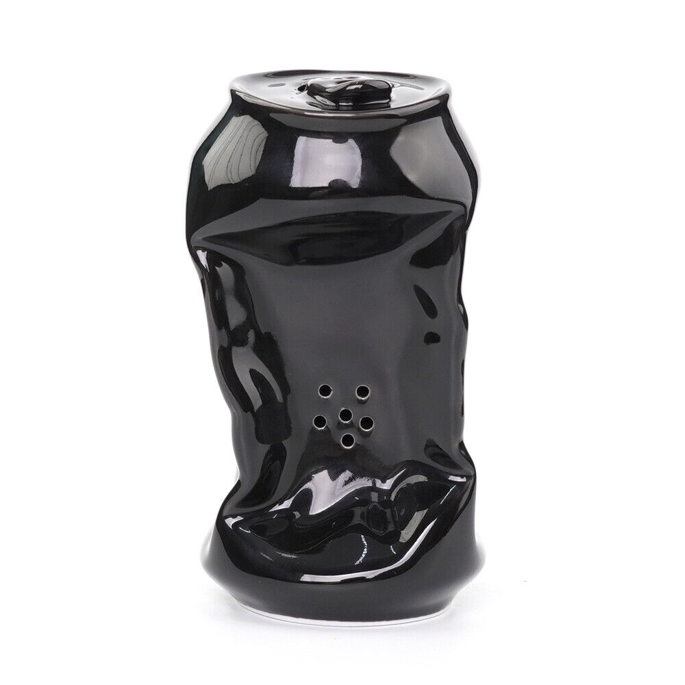 MUXIANG Black Ceramic Tobacco Pipe Cans Pipe Smoking Unique Pipe Gift For Man