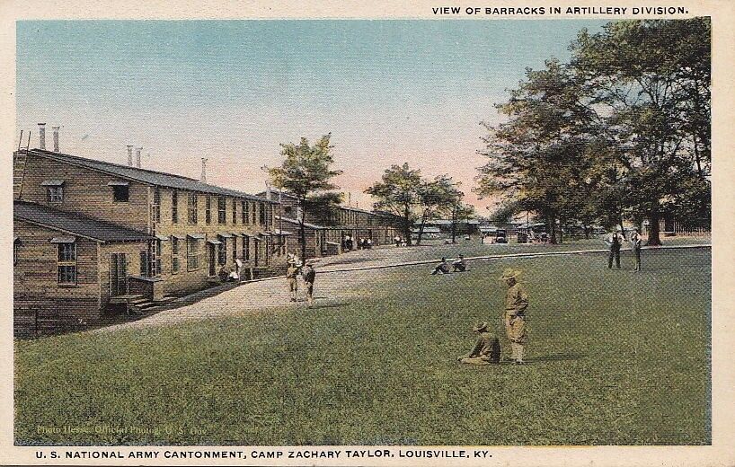  Postcard US Army Cantonment Camp Zachary Taylor Louisville KY 