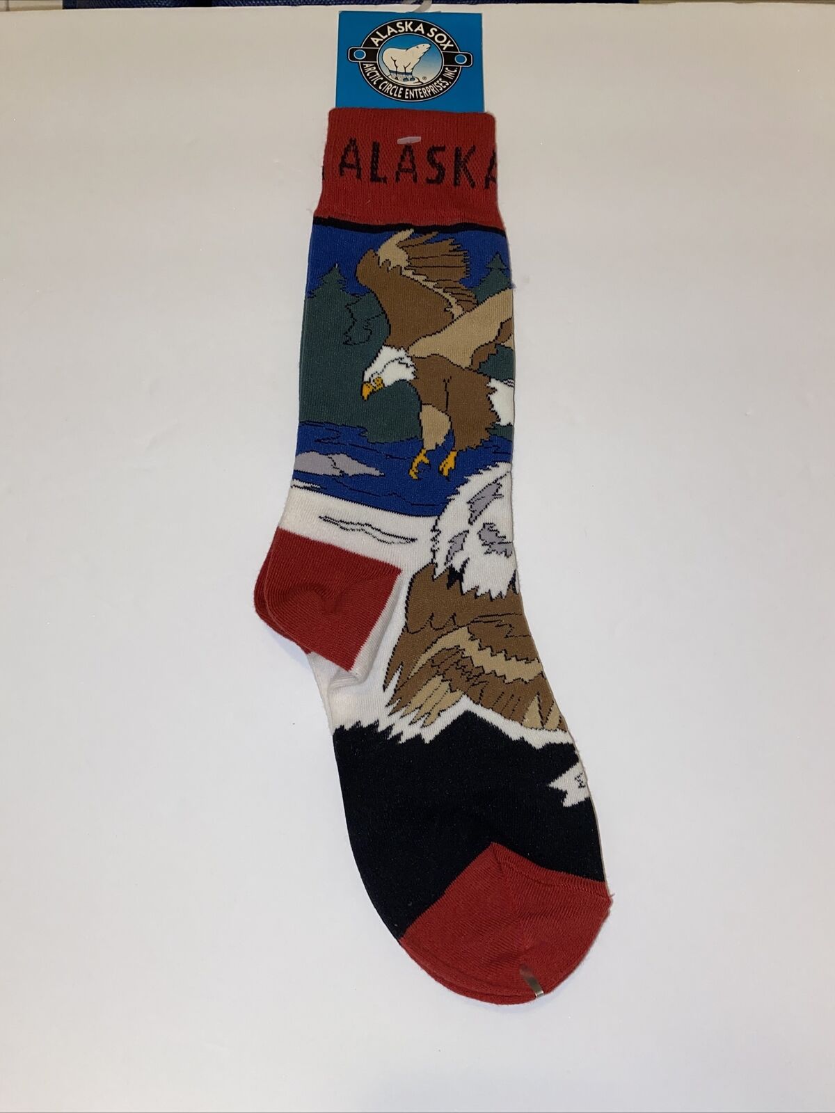 NWT Alaska Sox 8yrs-Adult Arctic Circle Enterprises Warm Socks Eagle Souvenir