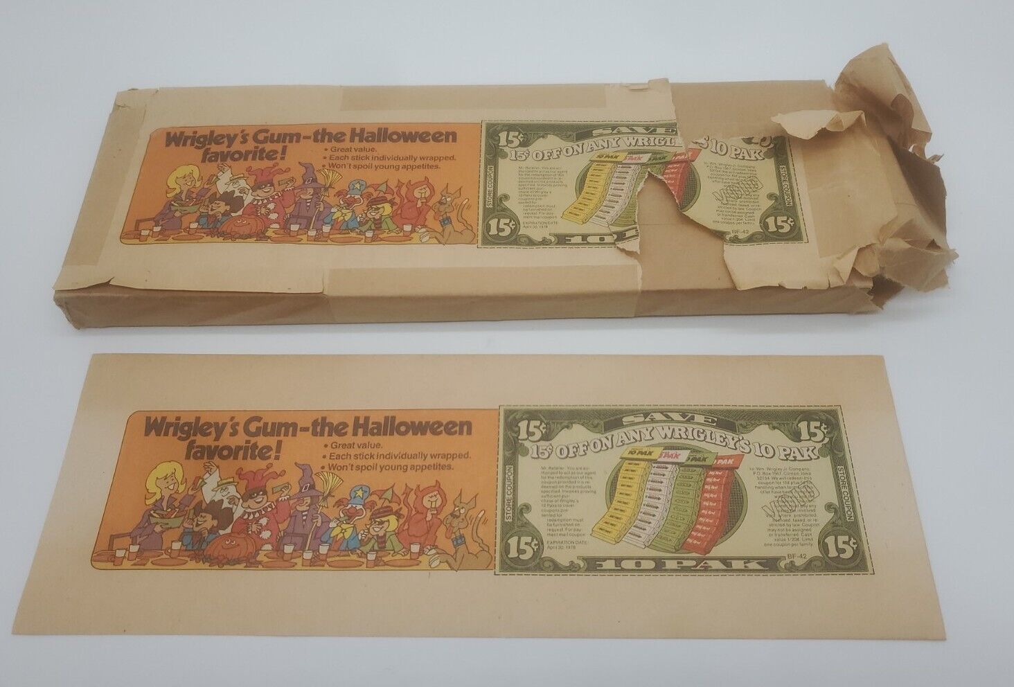 Wrigley's Chewing Gum Promo Coupons Halloween 15
