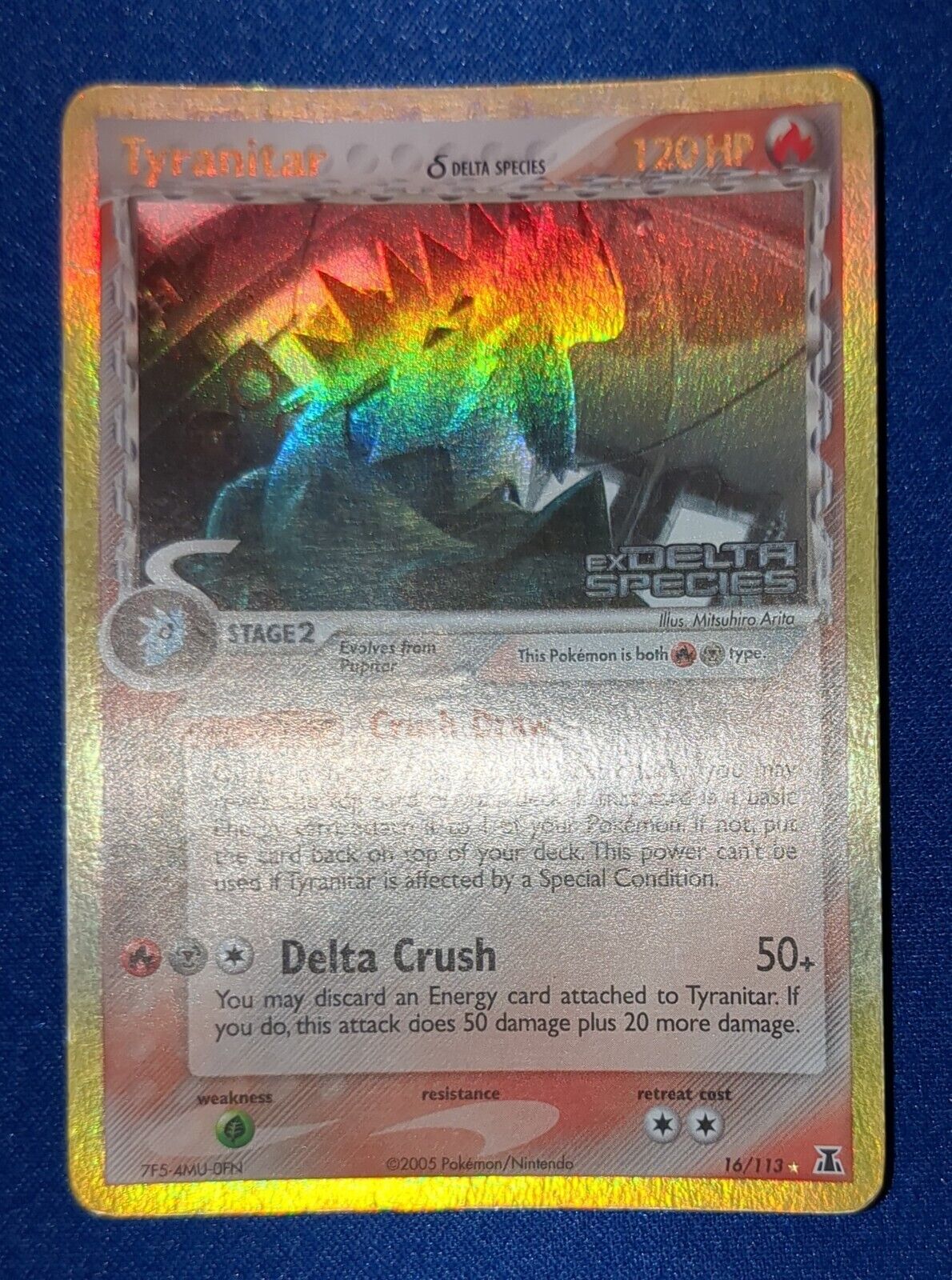 Pokemon DELTA SPECIES - #16/113 Tyrant - ENG - Stamped