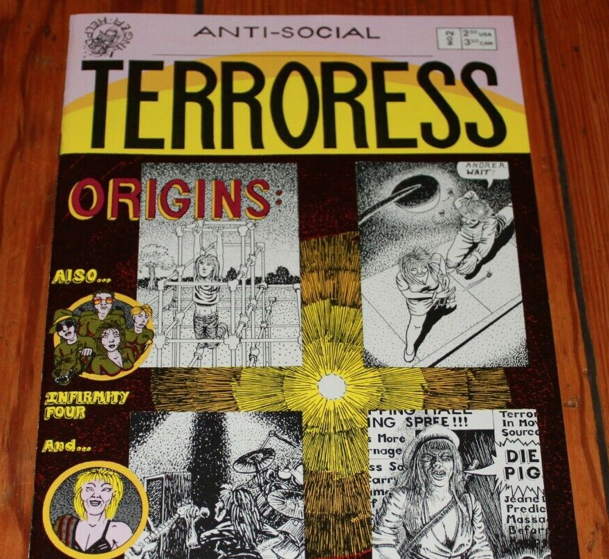 Anti-Social Terroress #2 K.L. & Tom Roberts, Bad Girl Outlaw NEW VF/NM LAST COPY
