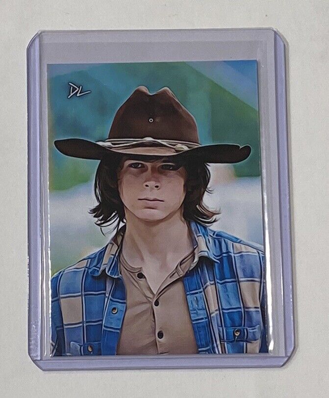 Carl Grimes Limited Edition Artist Signed “The Walking Dead” Trading Card 1/10