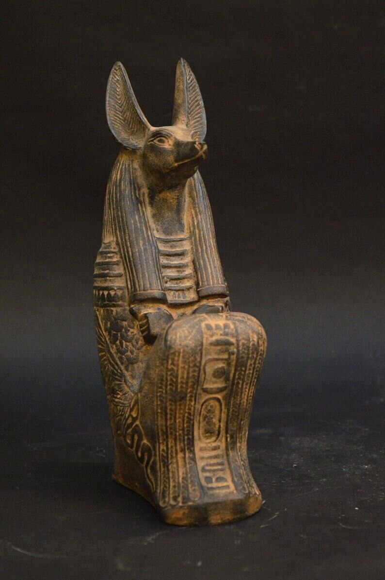 Rare Statue Anubis God of Mummification - protection - gods of Antique Egypt BC