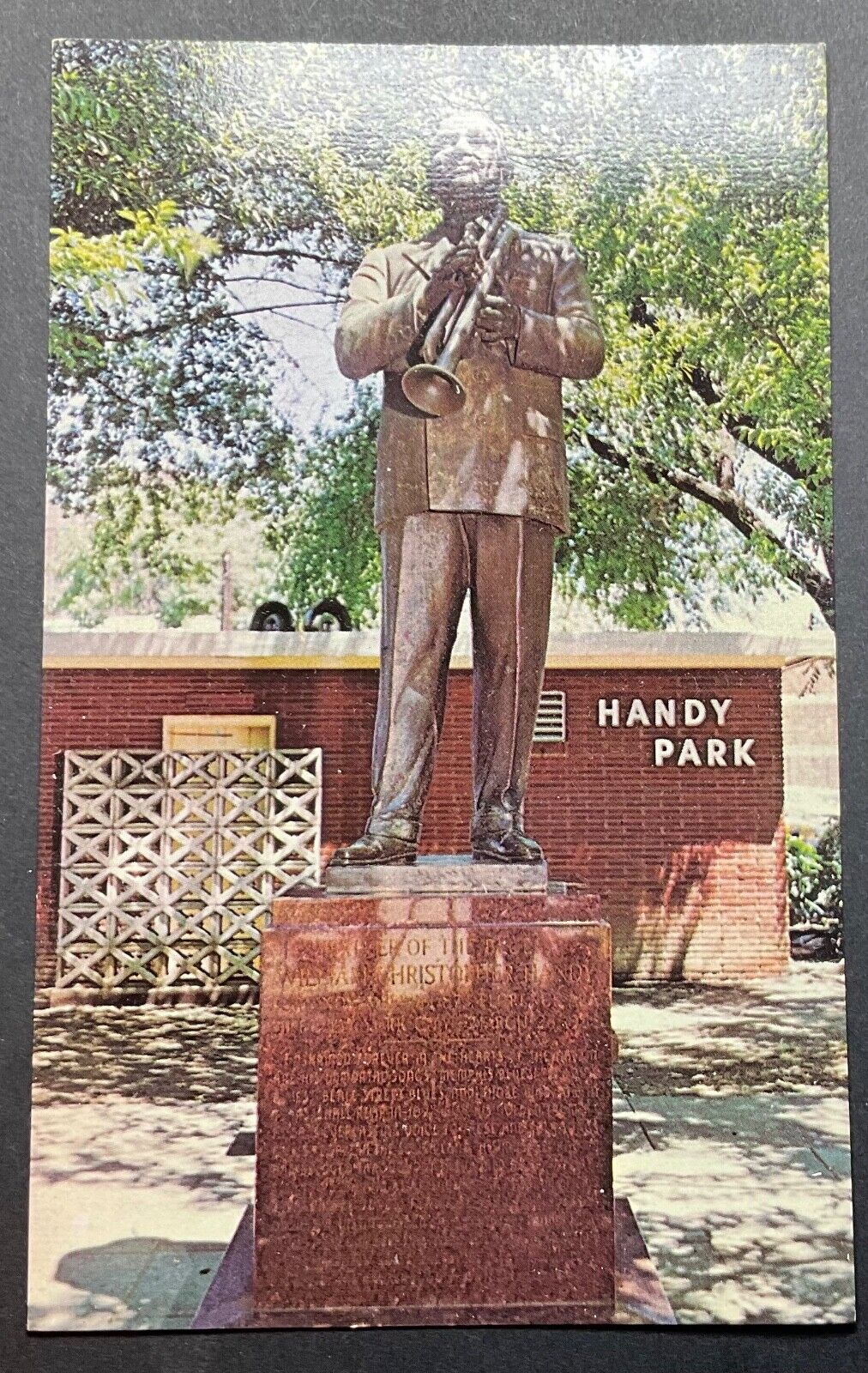 Memphis Tennessee TN Postcard W.C. Handy Gave Memphis Birthplace of the blues
