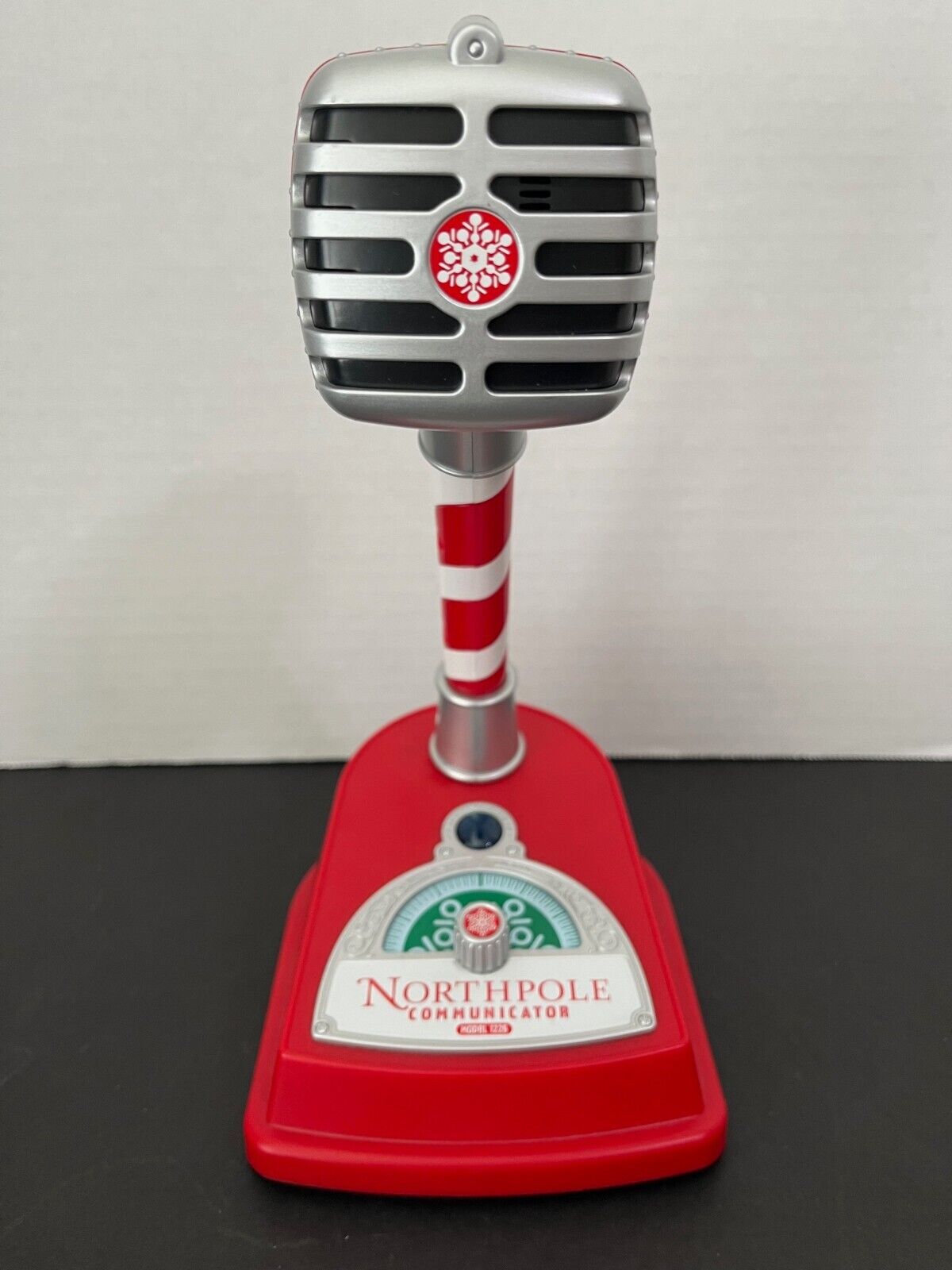 Hallmark North Pole Communicator 1226 Microphone W/ Green Cartridge 2014