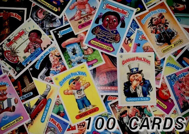 GARBAGE PAIL KIDS ORIGINAL 1980’s SERIES (2-13)  100 CARD RANDOM LOT CARDS 1985