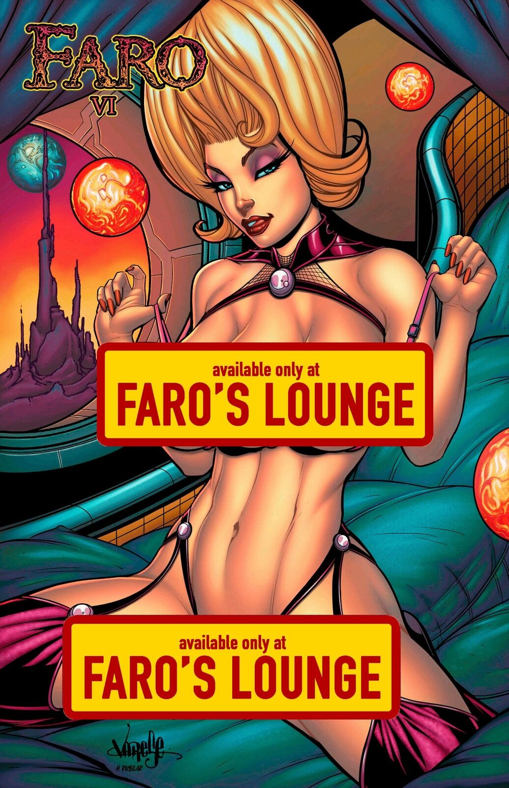 Faro - Book 6 -- Zeldara Cover -- Mature Graphic Novel