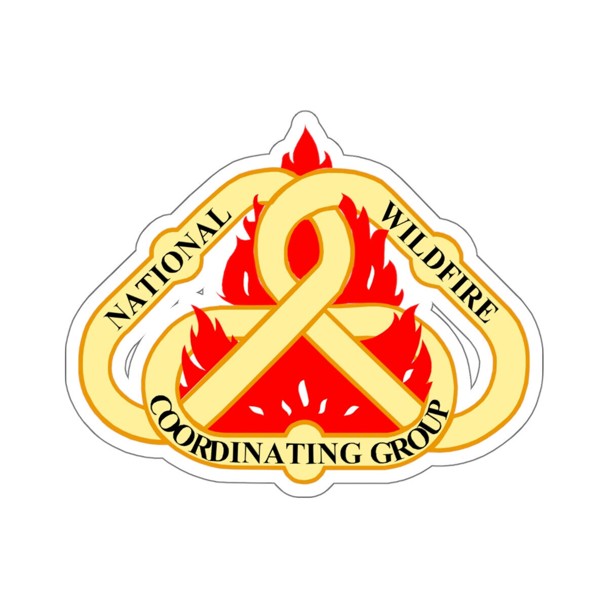 National Wildfire Coordinating Group STICKER Vinyl Die-Cut Decal