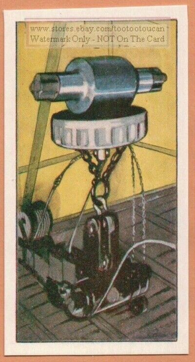 Electromagnet  Magnetic Field Current Iron Coil Vintage Trade Ad Card