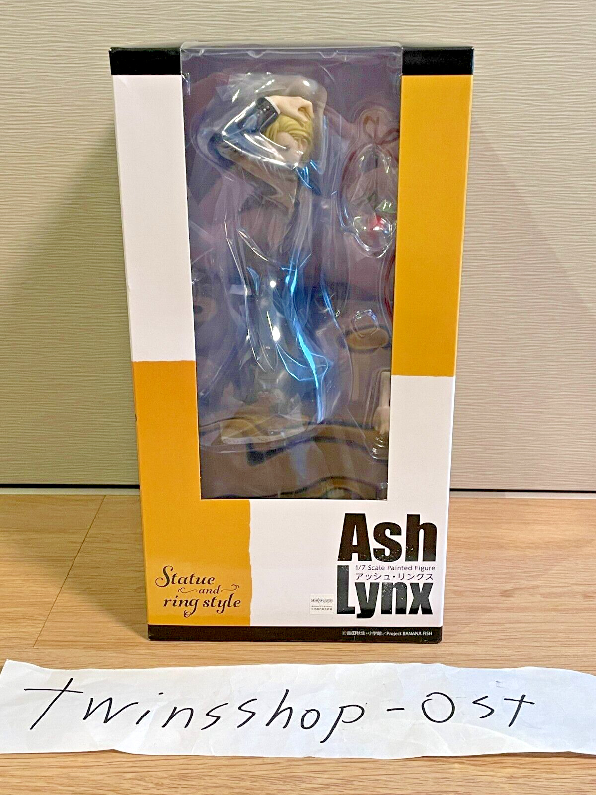 FREEing Banana Fish Ash Lynx 1/7 Scale Figure Statue And Ring Style