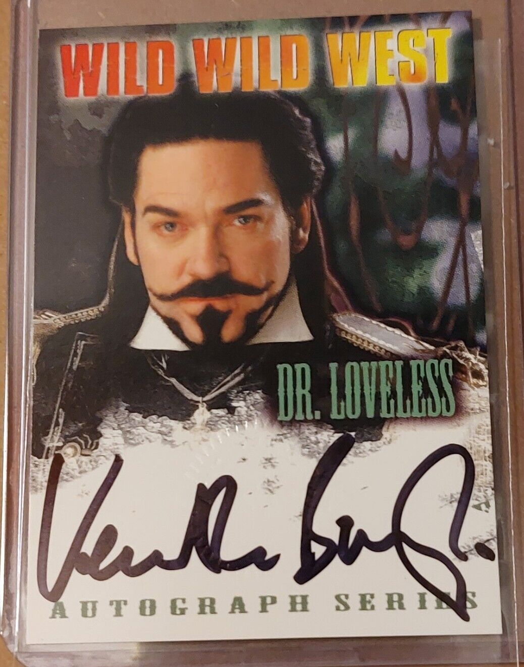 1999 Skybox Wild Wild West Movie Kenneth Branagh Dr Loveless A3 Autograph Card 