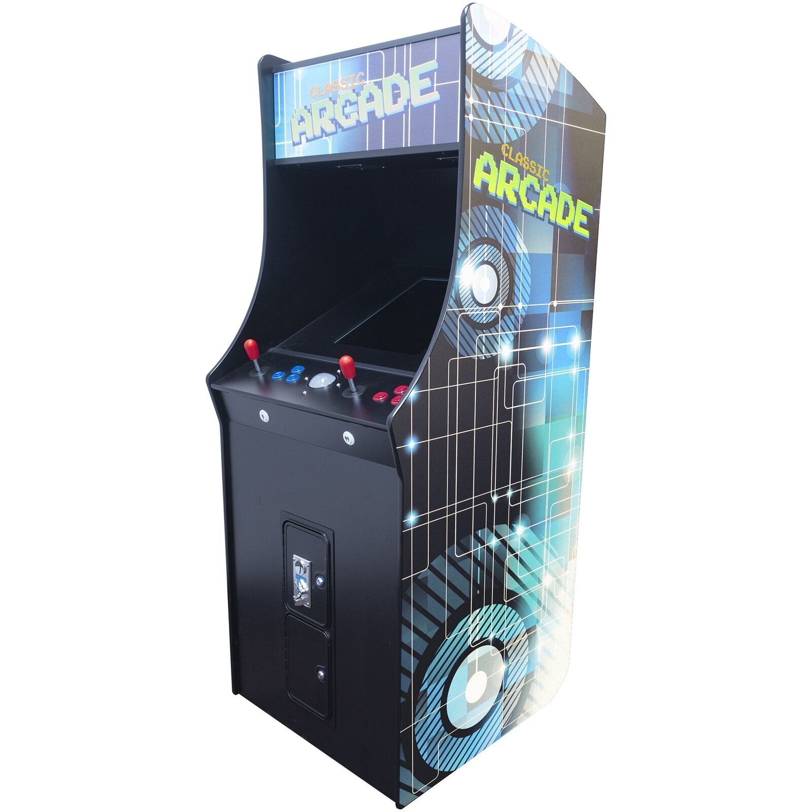 Creative Arcades 2 Player Stand-Up Arcade with Trackball | 60 Games